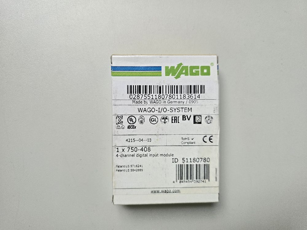 Wago 4-Kanal-Digitaleingang 750-408